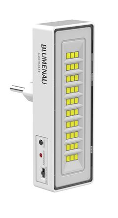 LUMINARIA EMER 30 LED BAT LITIO BIV 11CM