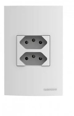 CJ BRAVA 1 TOM 2P+T DUPLEX 10A 250V BR