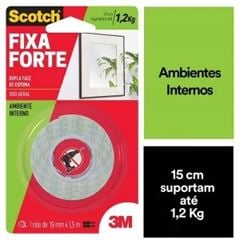 FITA DUPLA FACE FIXA FORTE 19MMX1,5M