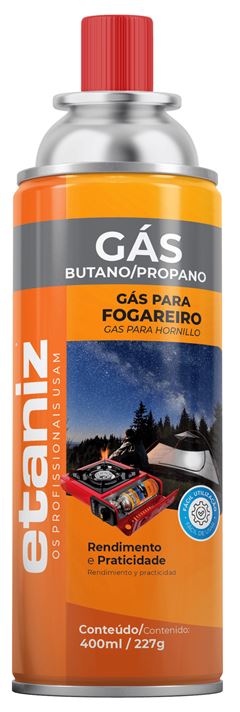 GAS PARA FOGAREIRO 400ML/227G (4PC)
