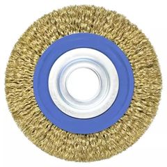 ESCOVA ACO CIRCULAR ONDULADA  6” X1/2”