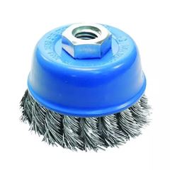 ESCOVA ACO COPO TRANCADA 4” - M14