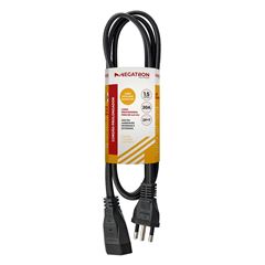 EXTENSAO PROLONG PP 3X2,50MM 20A 0,8M PT