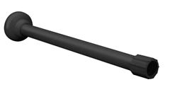 BRACO P/CHUVEIRO 30CM C/CANOPL C/LUVA PT