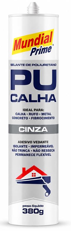 PU CALHA CINZA 380G
