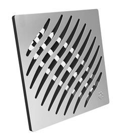 GRELHA QUAD CROMADA 100X100MM