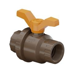 REGISTRO ESFERA PVC UNIAO ROSC   3/4”